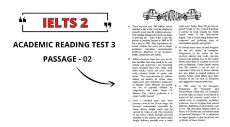 The Motor Car Reading Questions and Answers.